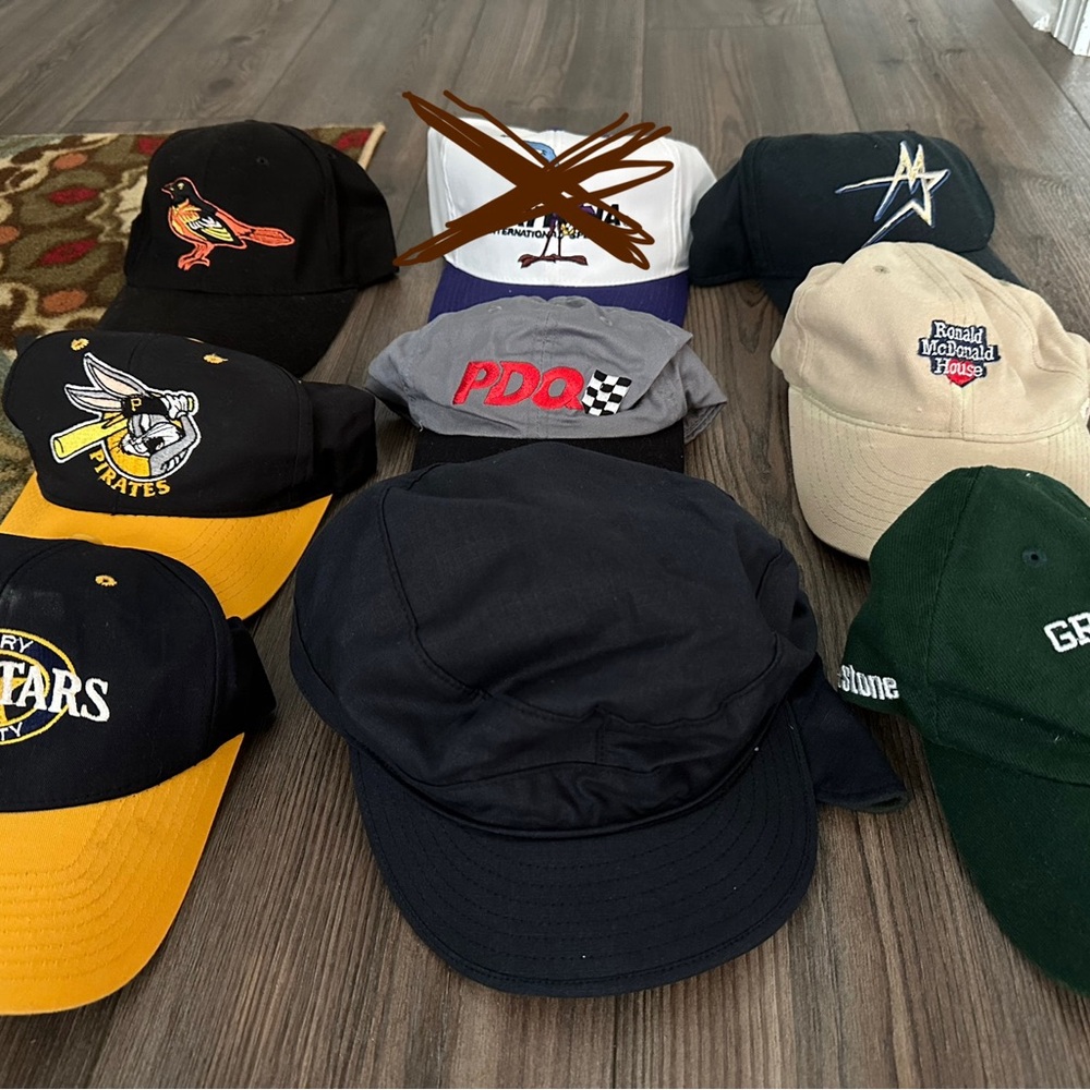 Assorted Baseball Caps Collection - image 2